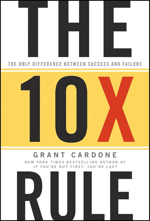 The 10X Rule by Grant Cardone (Hardcover)