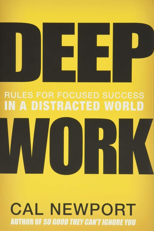 Deep Work by Cal Newport (Hardcover)